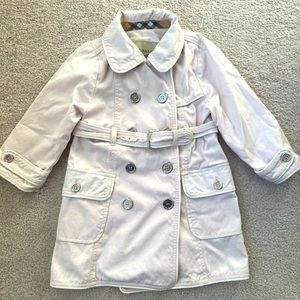 Girls Burberry Trench Coat Size 18M